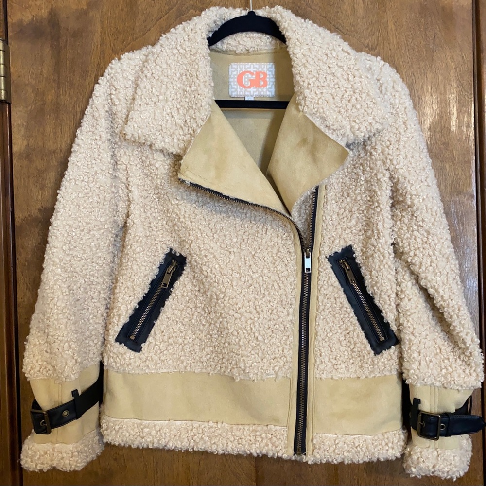 Gianni Bini Sherpa Moto Jacket